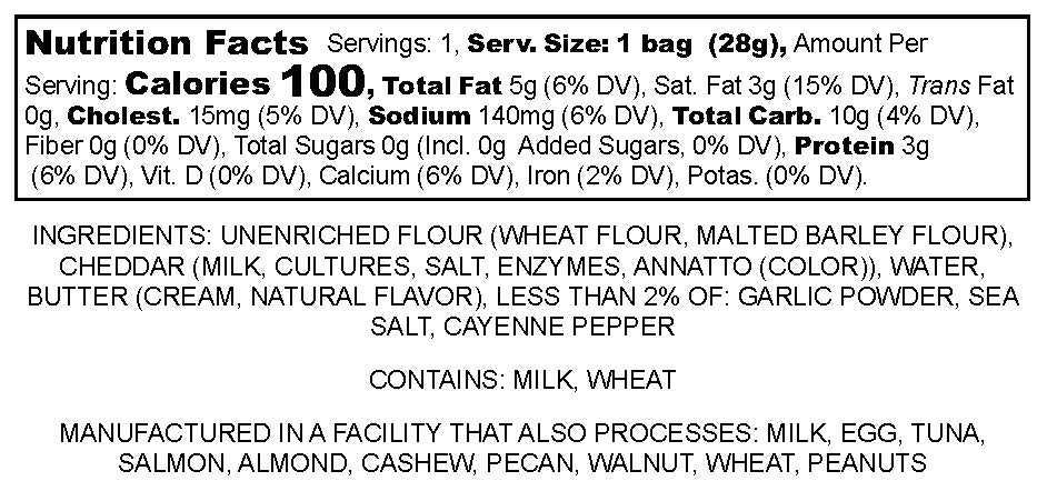 Sourdough Cheddar Crackers - Mini 7-Pack