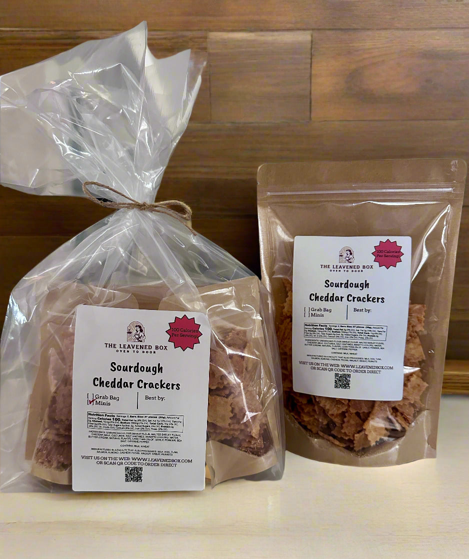 Sourdough Cheddar Crackers - Mini 7-Pack