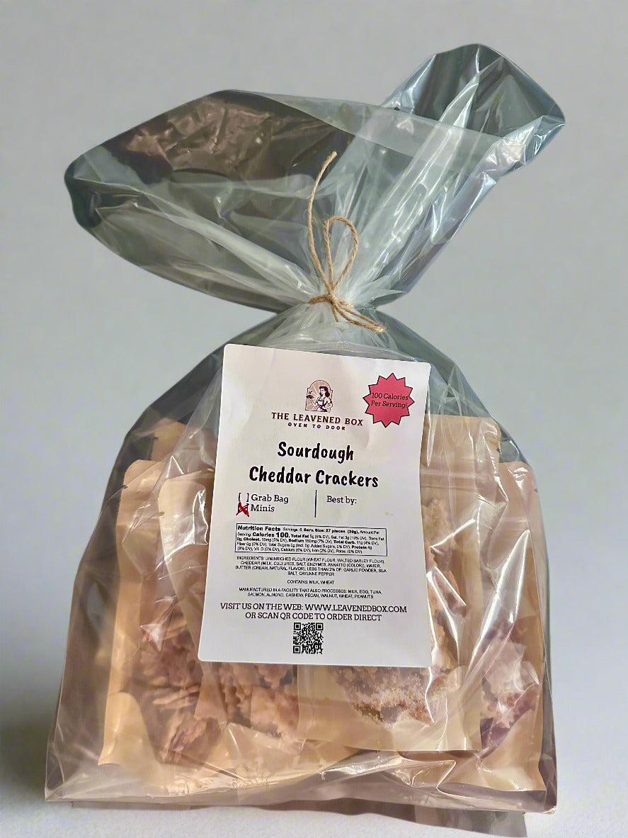 Sourdough Cheddar Crackers - Mini 7-Pack