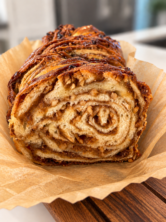 Caramel Apple Sourodugh Babka