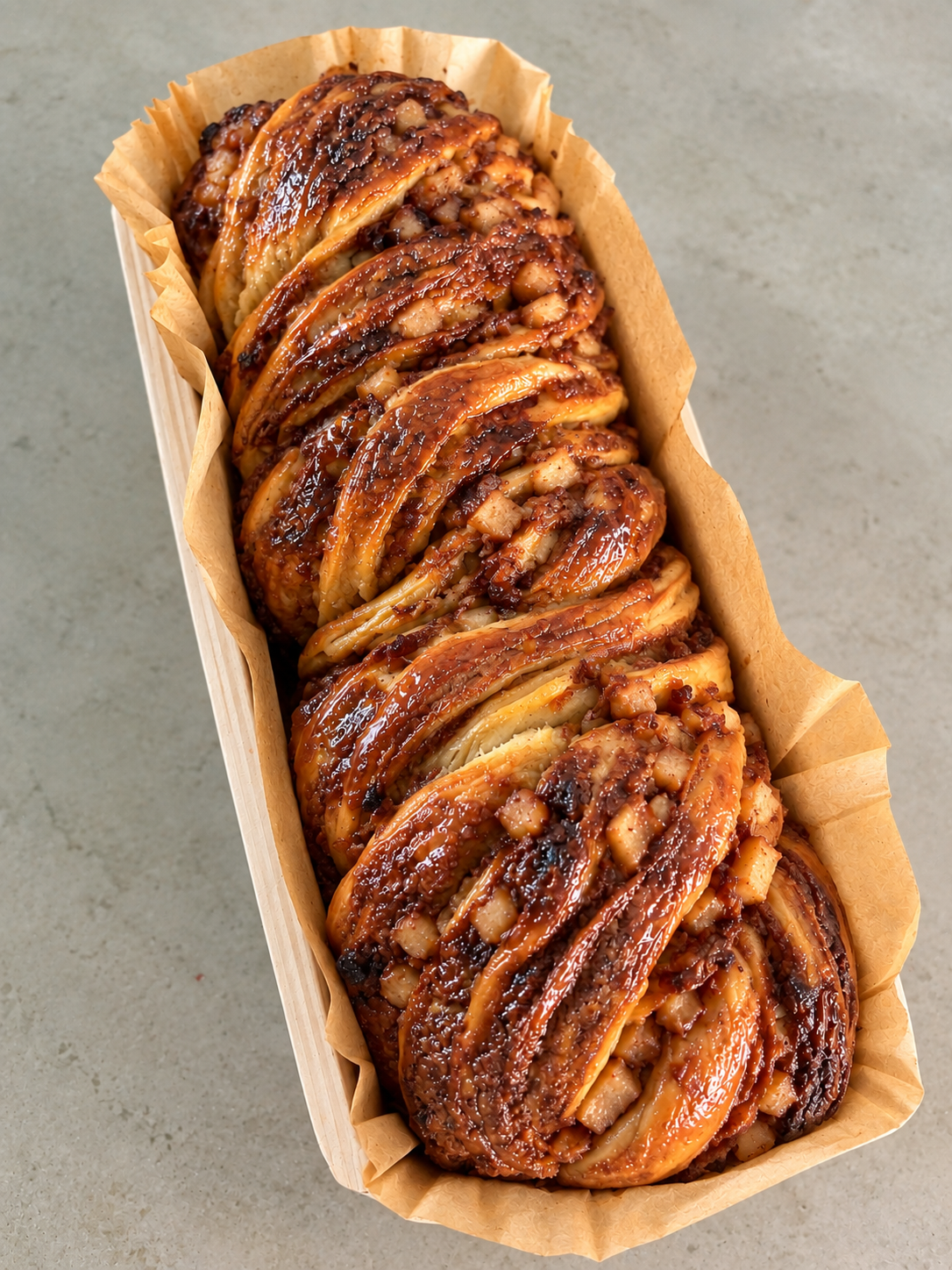 Caramel Apple Sourodugh Babka