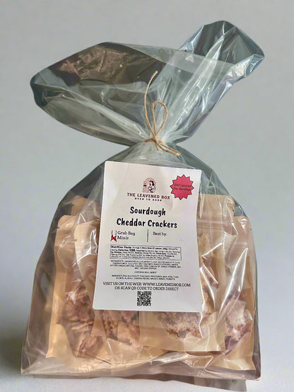 Cruncheez Artisan Sourdough Cheddar Crackers - Mini 7-Pack