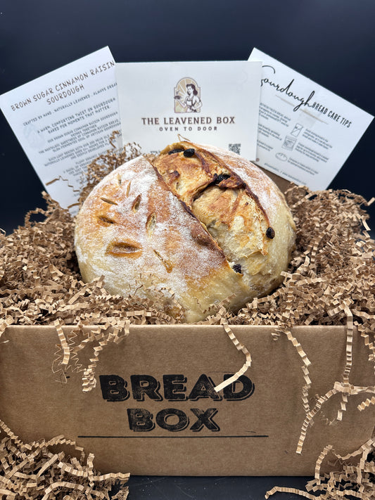 Brown Sugar Cinnamon Raising Artisan Sourdough Loaf Gift Box