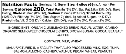 Double Chocolate Chip Espresso - Full Loaf